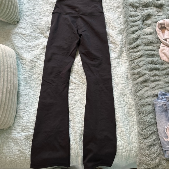 Aerie Black Mini Flared Leggings - Picture 6 of 7
